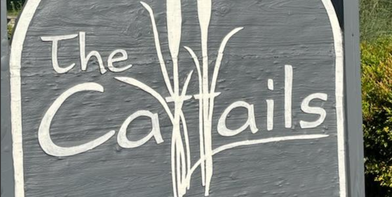 Cattails sign